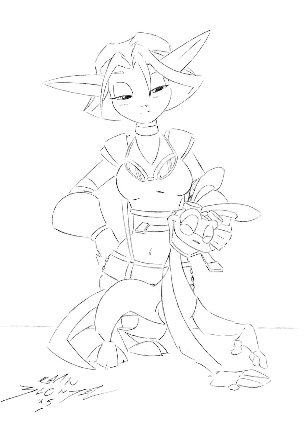 Keira and Daxter by classicgamer76