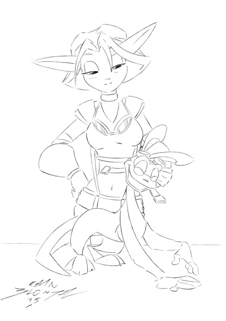 Keira and Daxter by classicgamer76
