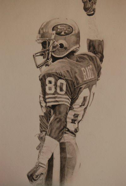 Jerry Rice by EryksArts on DeviantArt