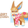 CLOSED || $12/1200pt Ocean themed eevee adopt