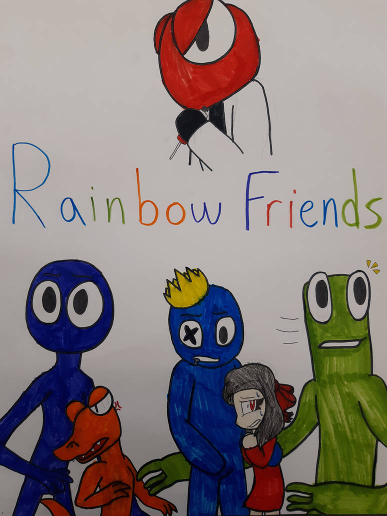 Red  Rainbow Friends by FragmentOfAStar on DeviantArt