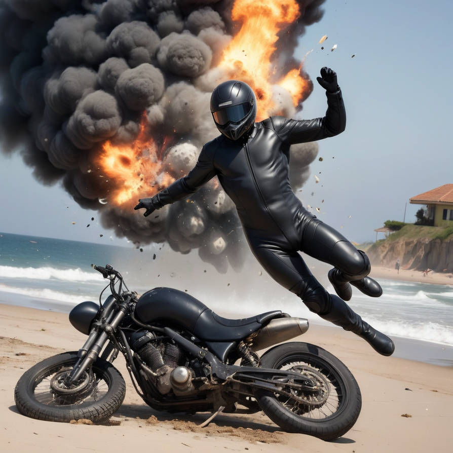 Motorcycler-exploding-bodies-desentegrand-boy-boys by maxleather on ...