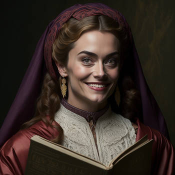 Emma In a Renaissance Costume