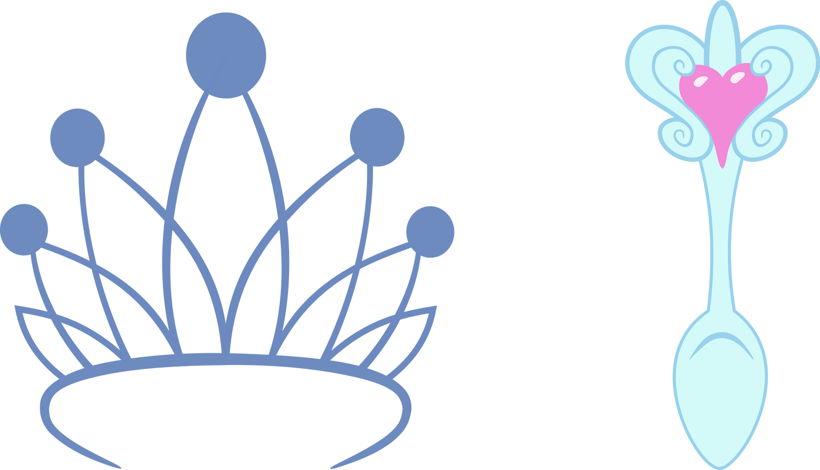 Diamond Tiara and Silver Spoon