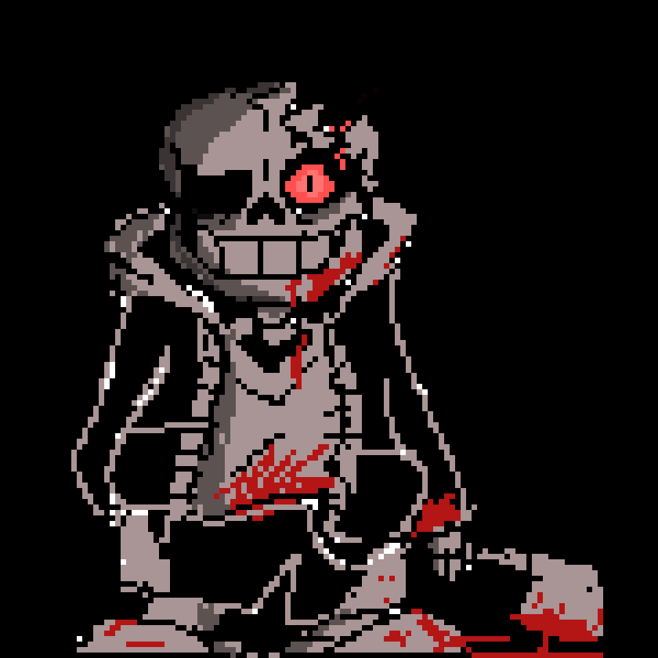 HorrorTale ] Horror Sans ( Sprite ) by nightmarebadtime on DeviantArt