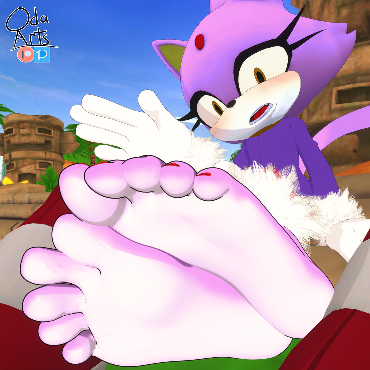 Sonic Rift Blaze Blaze - Sonic (R) by OdaArt on DeviantArt