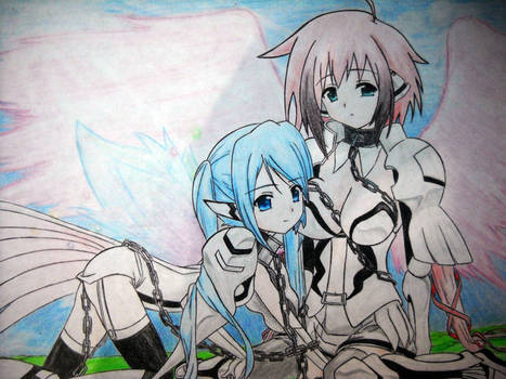 Ikaros and Nymph - Sora no Otoshimono