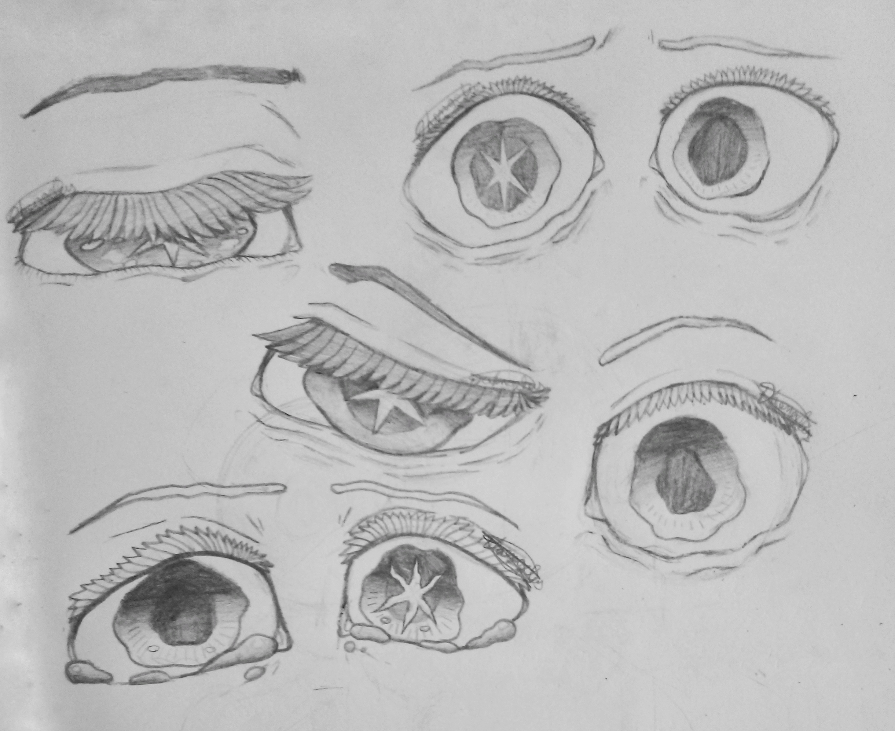 Various Female Anime+Manga Eyes by Elythe on DeviantArt