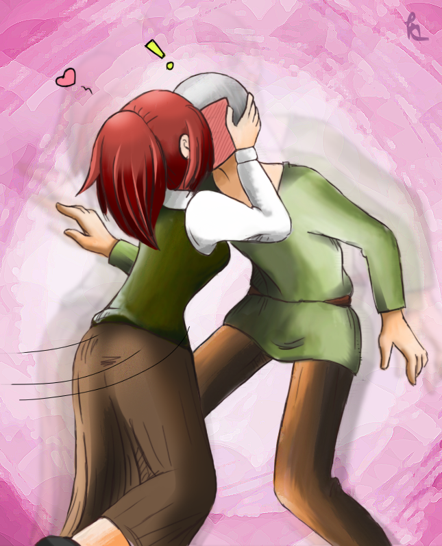 Kissing Anime couple by fadelesswolf on DeviantArt