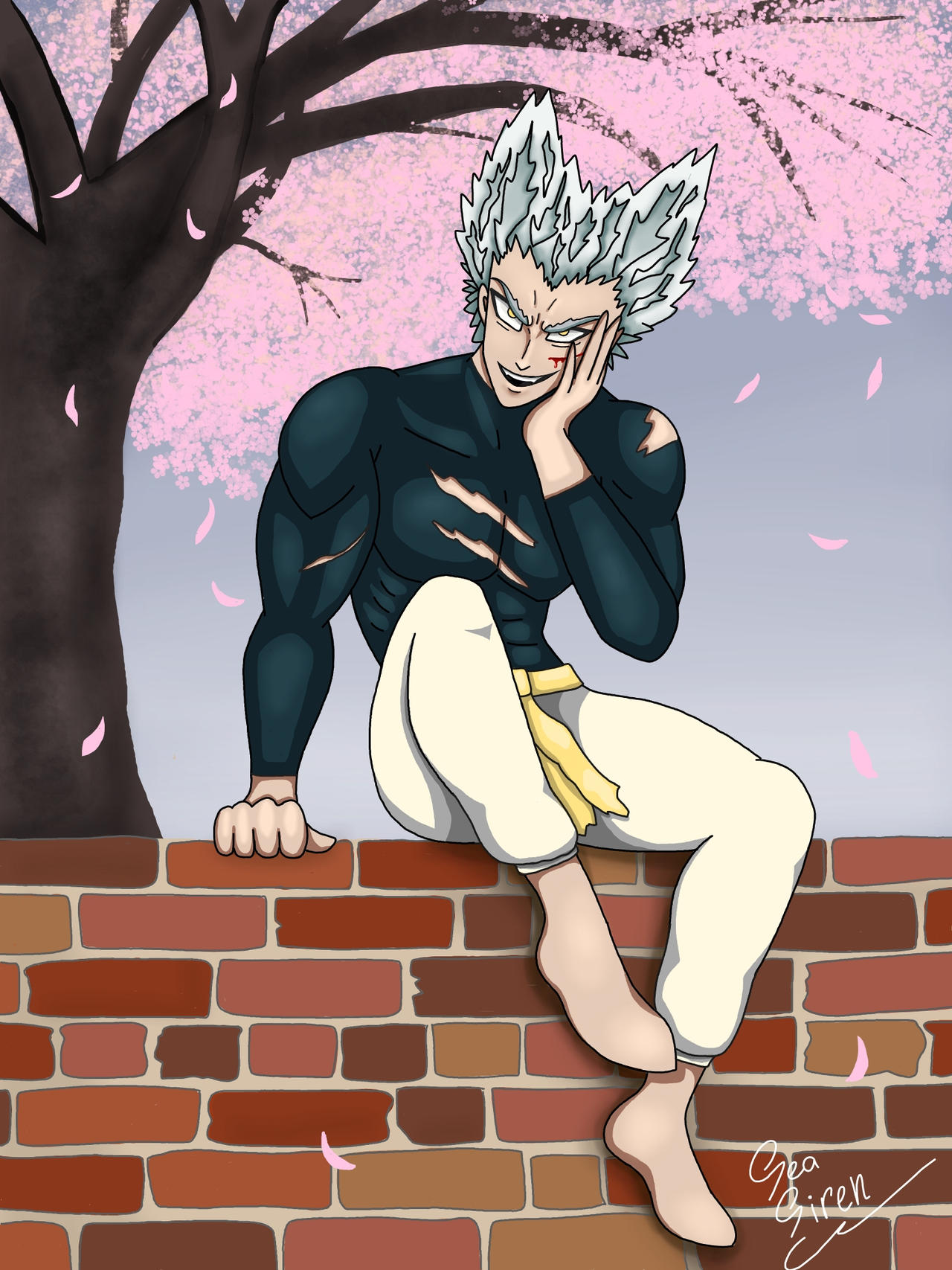 Garou Inflation Garou fanart by DrowsyBee on DeviantArt