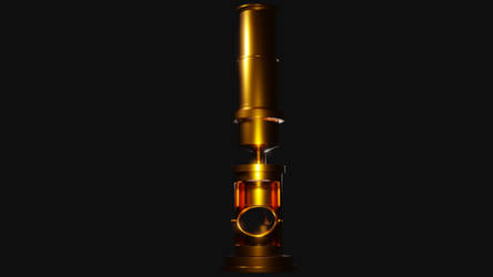 New Render Vintage Telescope