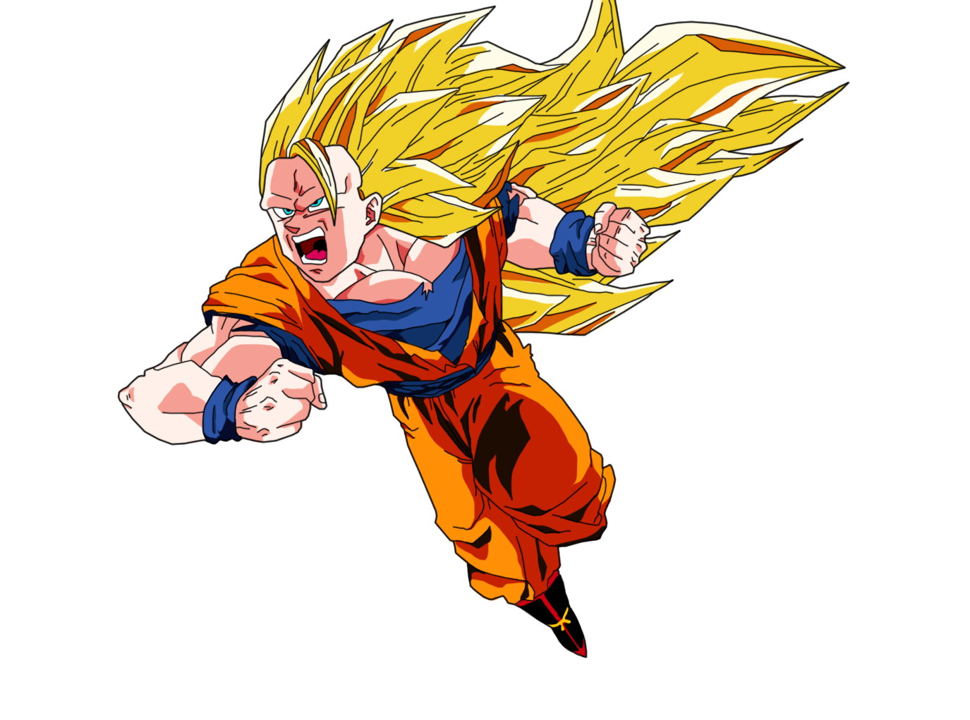 SP LL Super Saiyan 3 Goku (Dragon Fist) (Green)