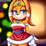 Tikal Wearing a sexy Christmas outfit