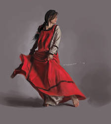 Peasant-girl study 2/20