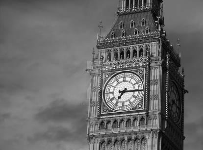 Big Ben 3 Black and White