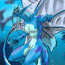 Aquatic Dragon: Colored