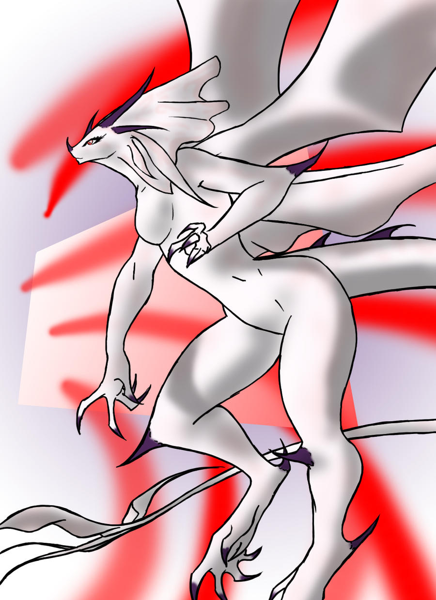 Albino Dragoness