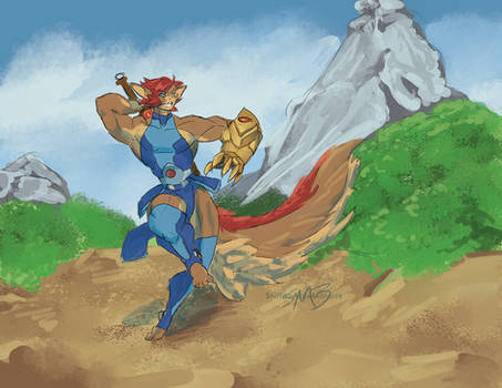 Lion-O but with a Tail
