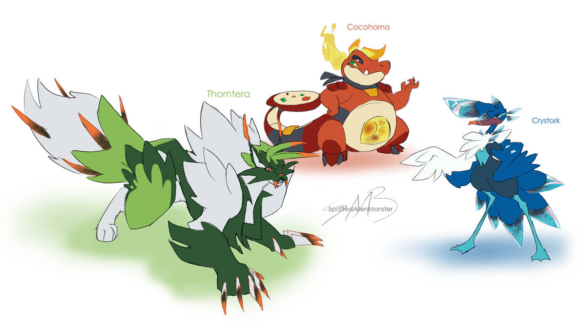 Designing STARTER EVOLUTIONS for Pokémon Scarlet and Violet