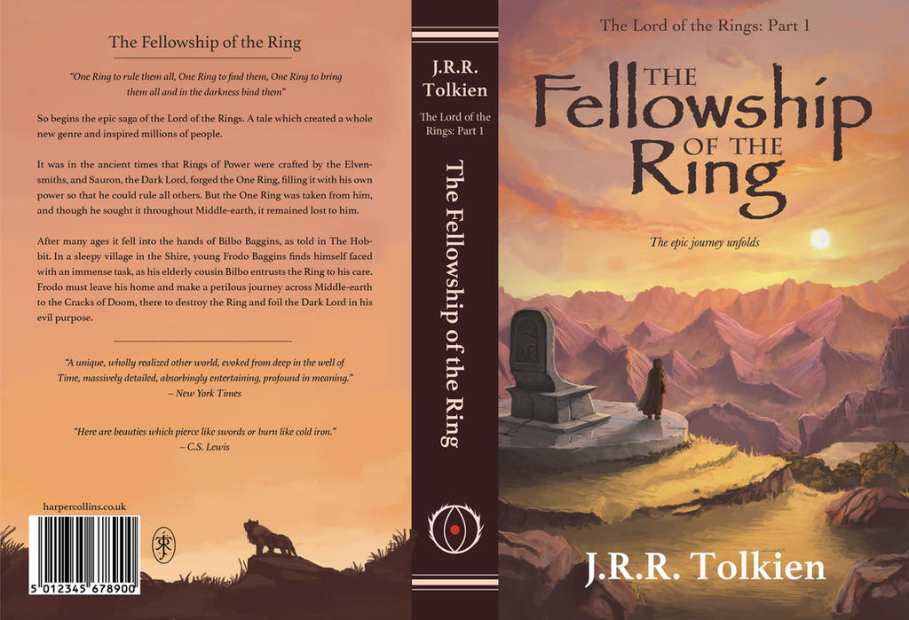 ontwikkeling Monetair kans Fellowship of the Ring - Book Cover by joeypoolart on DeviantArt