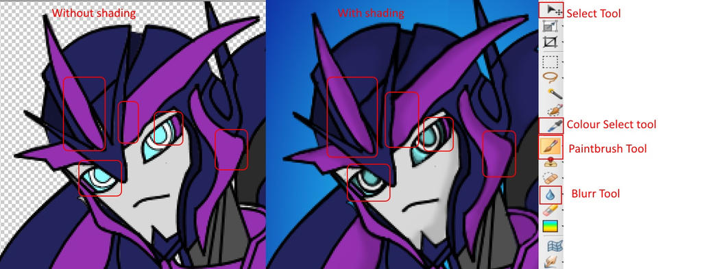My Shading examples by TFG1001 on DeviantArt