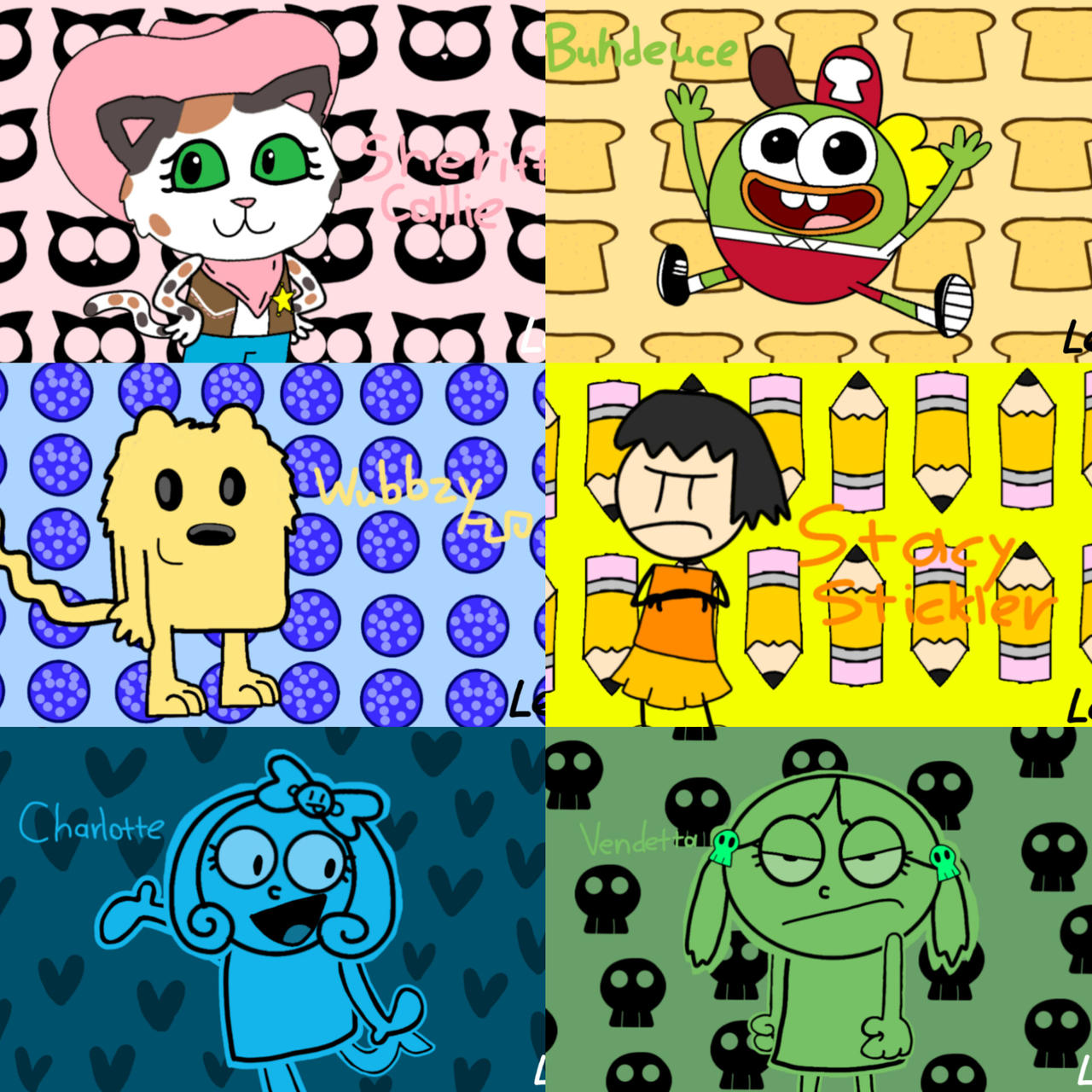 My Character Updated my character designs by PurpleWombatDude2010 on DeviantArt