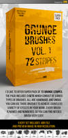 Grunge brushes Vol.1 - 72 stripes