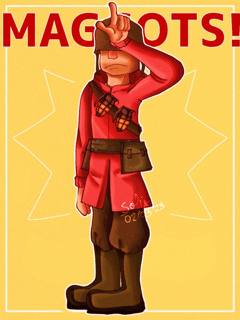 Soldier TF2 by LuckisHere on DeviantArt