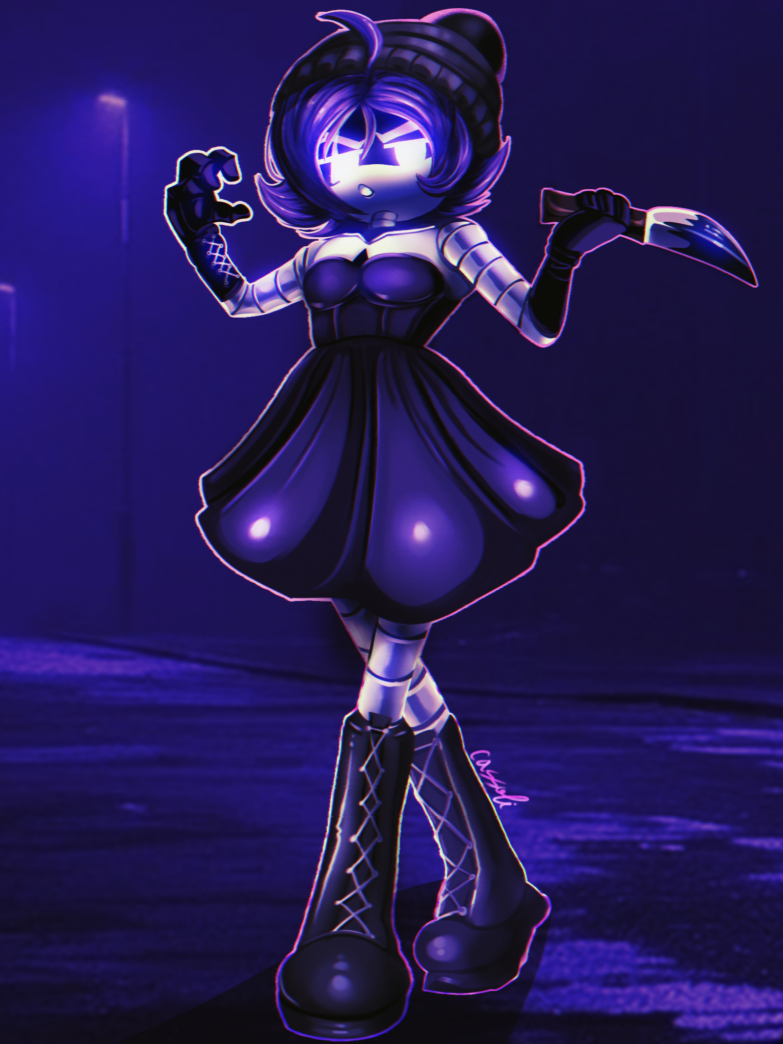 uzi prom dress Animatez Glitch Productions Store stopping sophistication Character: Uzi Doorman (Prom