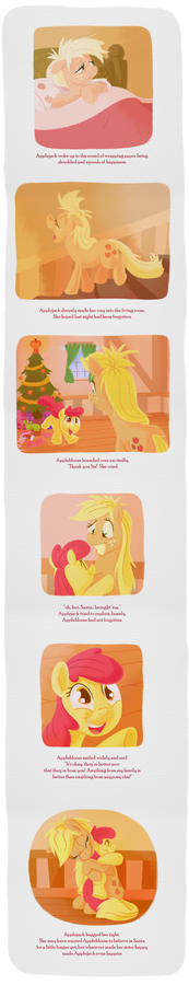 To Applebloom, From Santa Hooves page 5