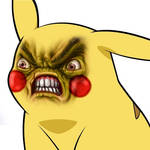 Angry Pikachu by Astral-Agonoficus