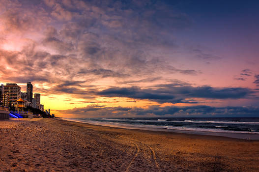 Sunset by Surfers Paradise