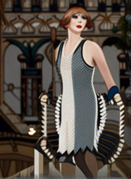 1920s Flapper by Rachel-Darkholme on DeviantArt