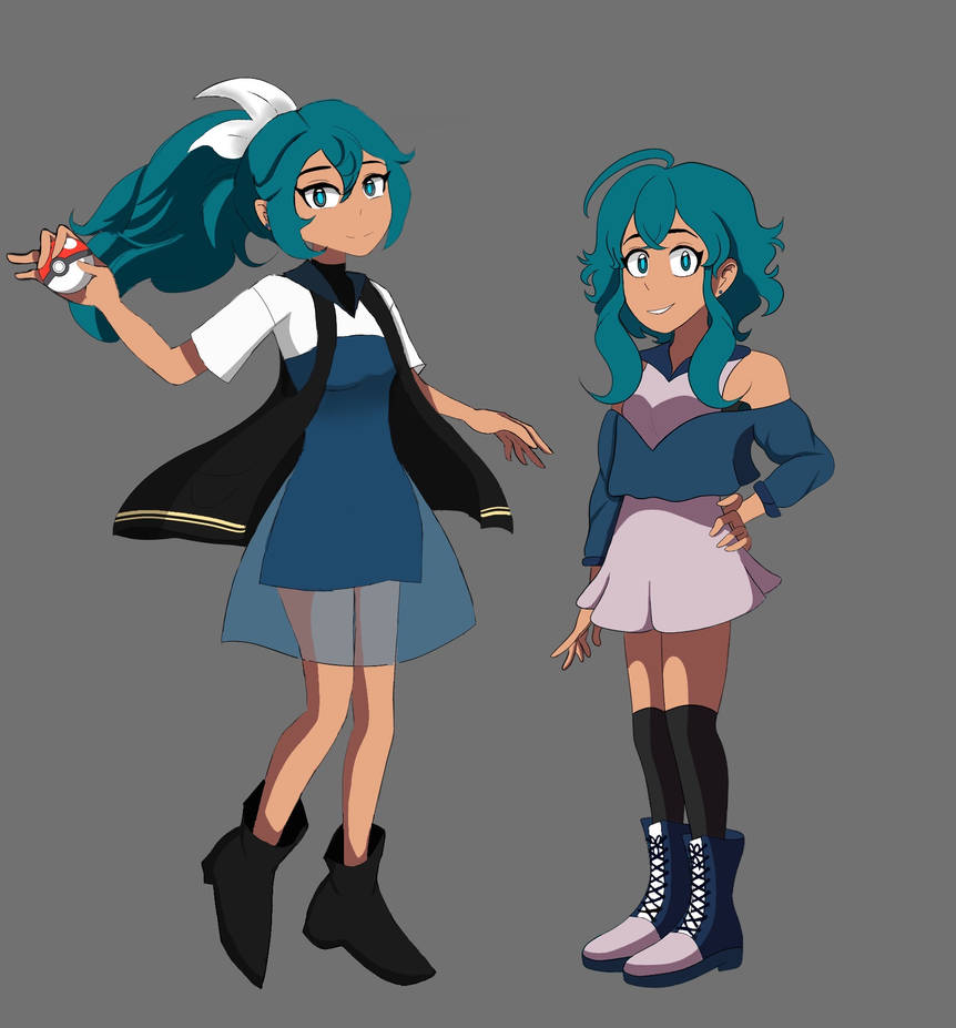 Art Raira Raira and Riina (Pokemon OC's) by JadeKinzz on DeviantArt