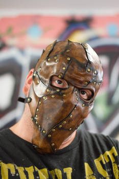 Piecemeal Leather Mask