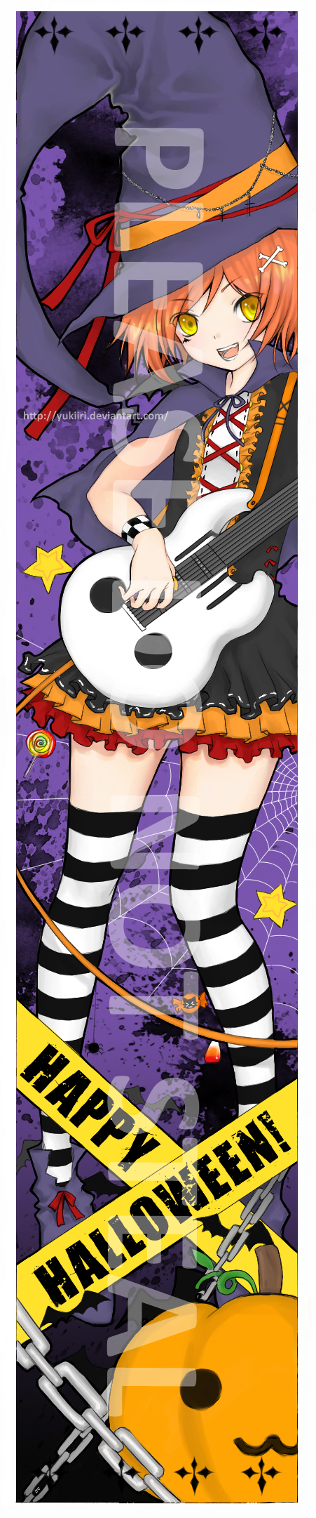 Halloween Bookmark 09