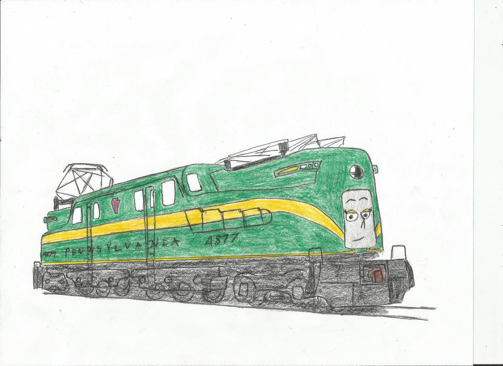 Prr Drawing PRR GG-1 by metalheadrailfan on DeviantArt