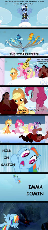 no-one flies like Gaston