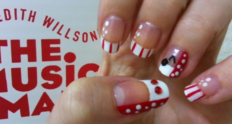 The Music Man Inspired Nail Art