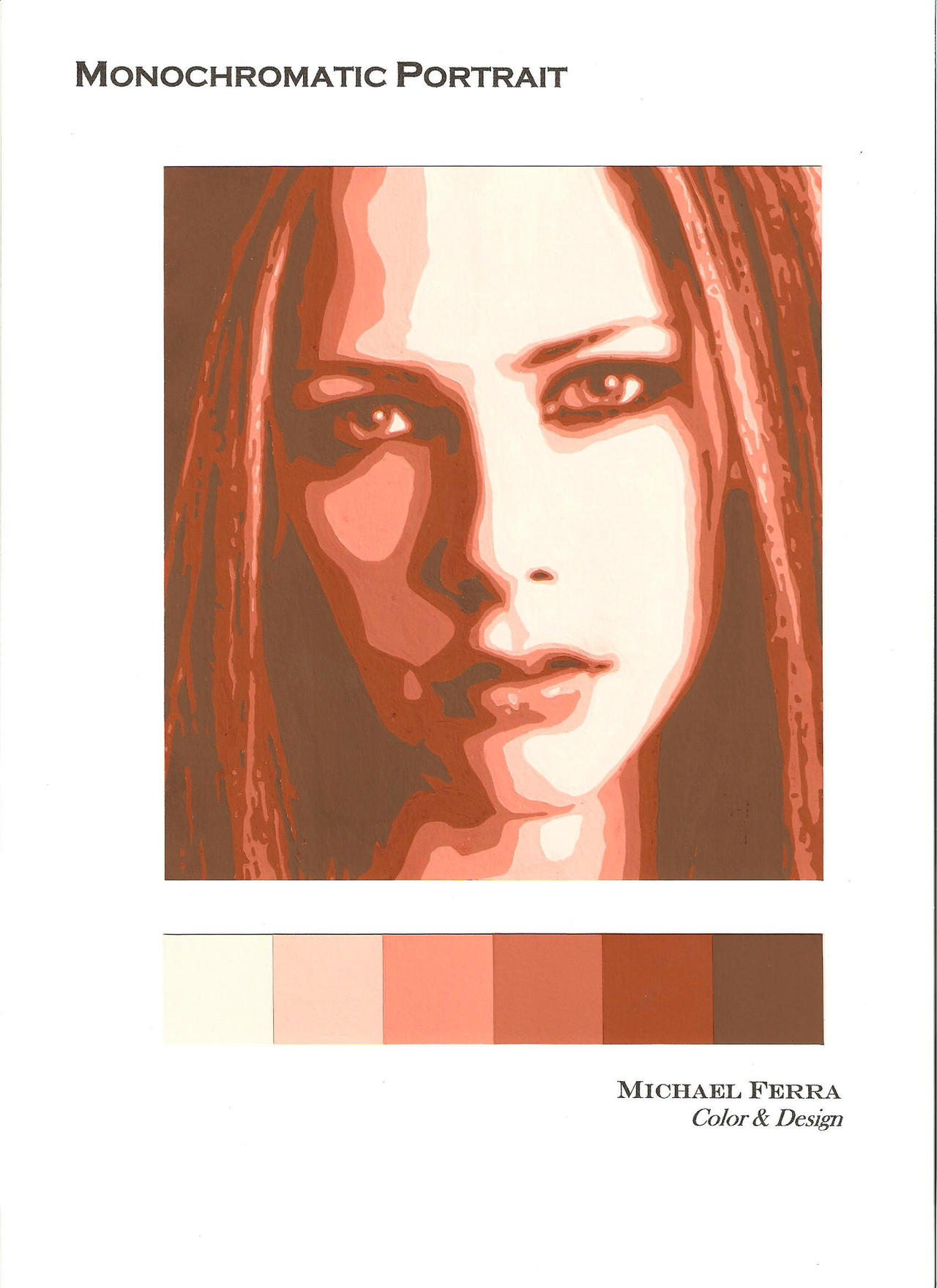 Monoco Portrait Monochromatic Portrait by ArenaDelMar on DeviantArt