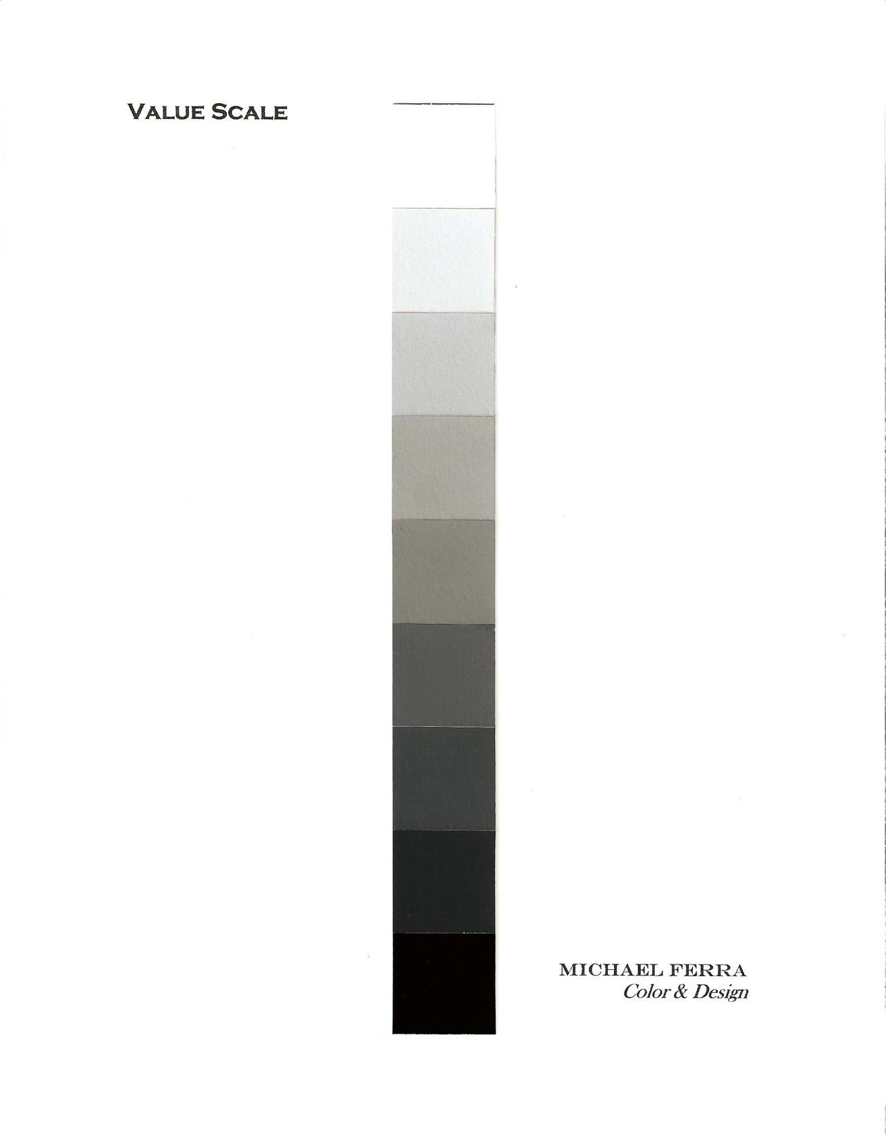 Color Value Value Scale (color scan) by ArenaDelMar on DeviantArt