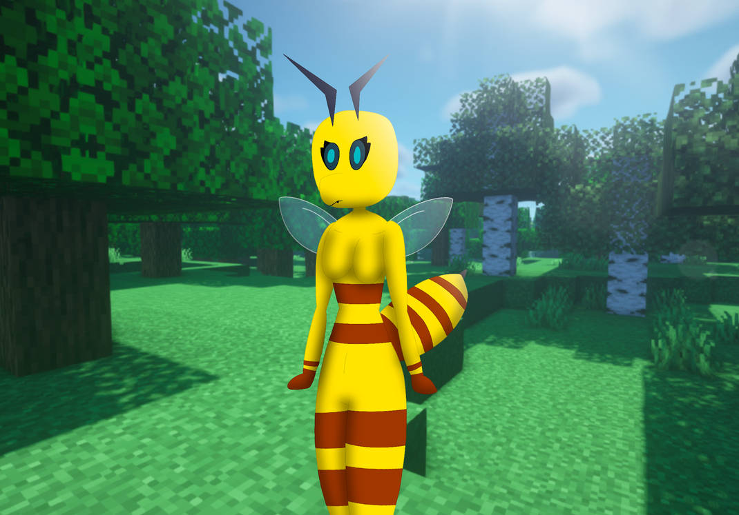 Minecraft Bee by Playsgamesall on DeviantArt