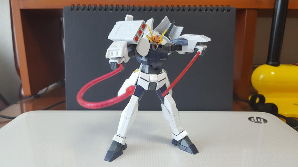 Gundam Meigma Kai (Slayer whip + GN beam saber)