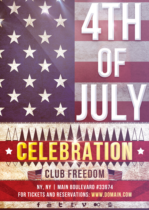 4TH of July - Flyer Template