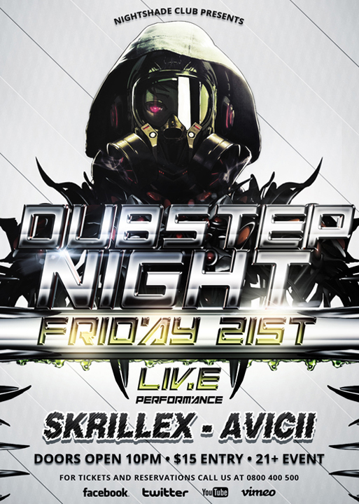 Dubstep Night - Flyer Template