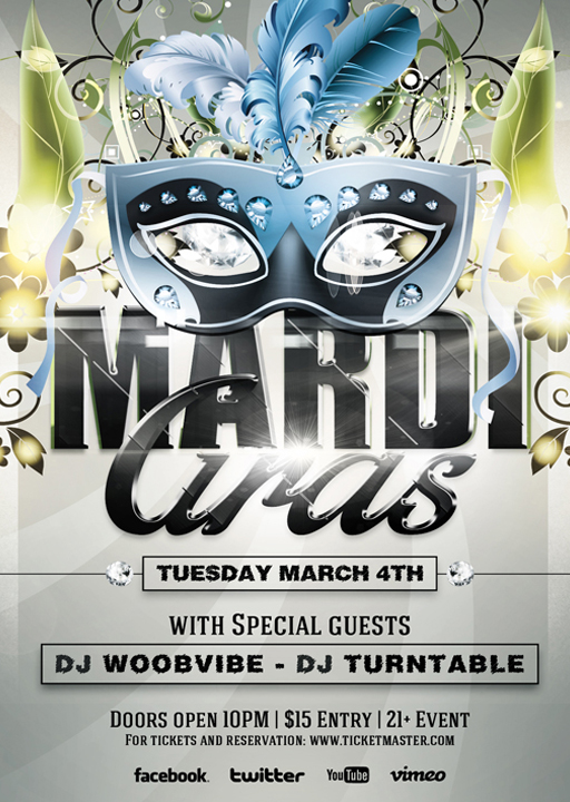 Mardi Gras - Flyer Template