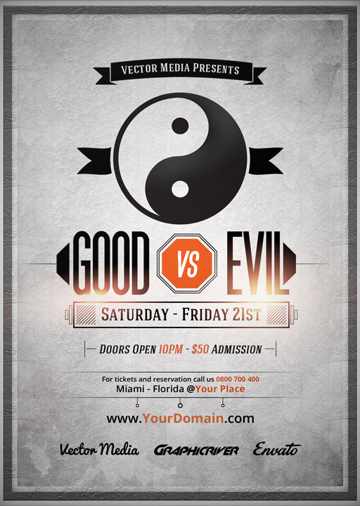 Good vs Evil - Flyer