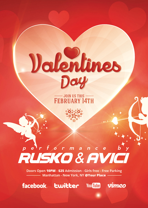 Valentines Day - Flyer