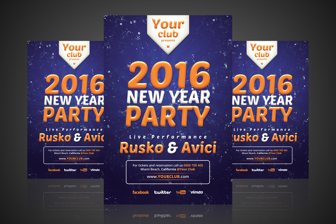 New Year - Flyer