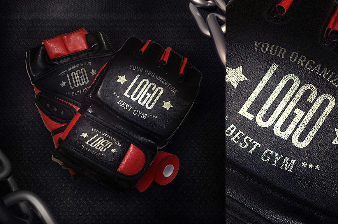 MMA Gloves - Mockup